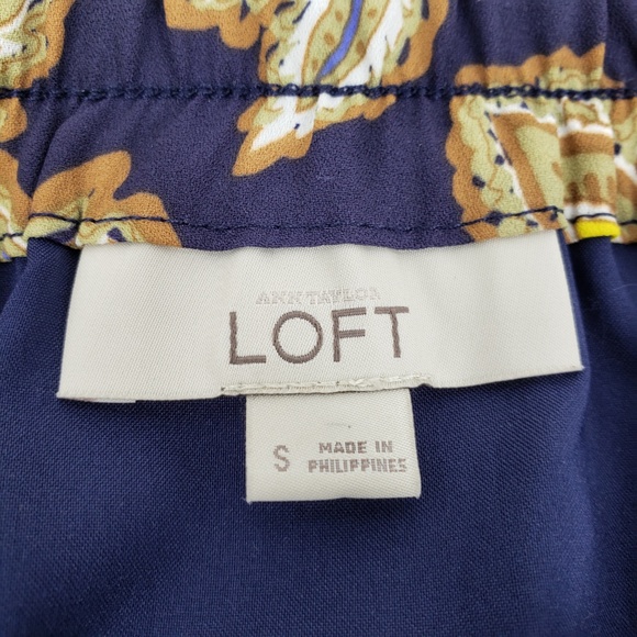 Loft Paisley Print Skirt Sz S - Picture 5 of 8